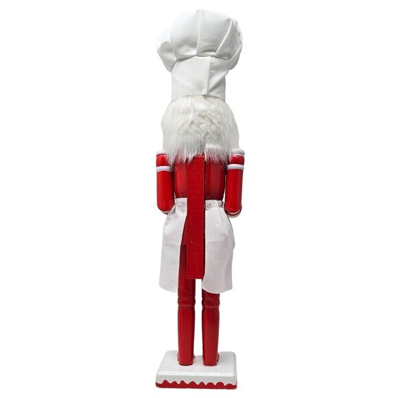 Gingerbread Peppermint Candy Cane Baker Christmas 15" Nutcracker - Picture 3 of 5